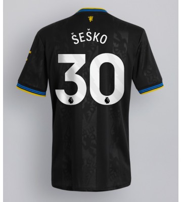Manchester United Benjamin Sesko #30 Tredje Tröja 2025-26 Kortärmad